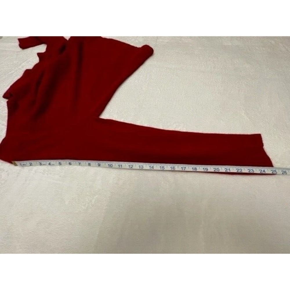 Sarah Spencer Red Soft Knit Angora Rabbit Hair Sweater Red Womens Large - Picture 9 of 9